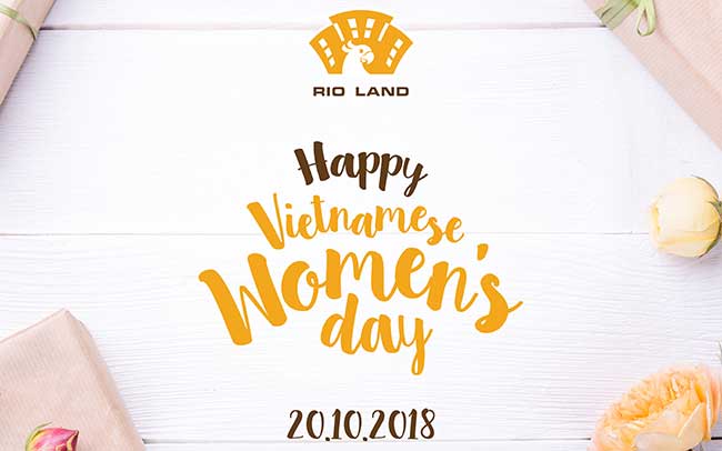 RioLand hân hoan chào mừng ngày phụ nữ Việt Nam 20-10